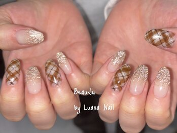 ボージュ バイ ルアナネイル(BeauJu by Luana Nail)/フラッシュ×チェック