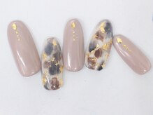 ネイルサロンセレーネ(Selene)/白べっ甲ネイル