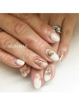 レッシュネイル サロンアンドスクール(RECH NAIL salon&school)/ストーン風デザイン