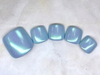 アルセア 上野御徒町店(Alcea)/ミラーネイル フットネイル