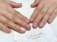ハルネイル(Haru nail)/シンプルなデザインもオシャレに