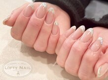 ロフティーネイル 駒川店(Lofty Nail)/ガラスフレンチネイル