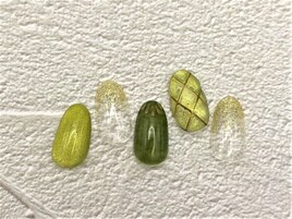 【定額】パイナップルネイル 夏