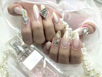 アンジュ(Ange)/【Miyu】オーロラキラキラネイル