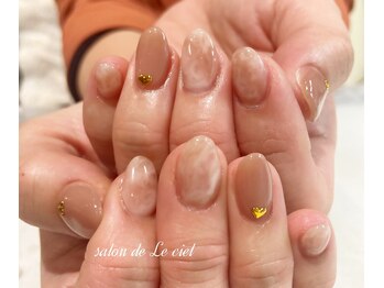 サロン ドゥ ル シエル(salon de Le ciel)/~ニュアンス*マーブルnail~
