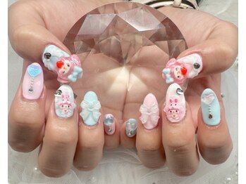 プトゥプトゥ(ptu ptu)/ゆめかわキャラネイル