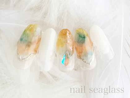 ネイル シーグラス(nail seaglass)の写真