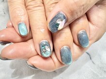 クォーターリゾートネイル(QUARTER RESORT nail)/マグネットネイル☆サマー