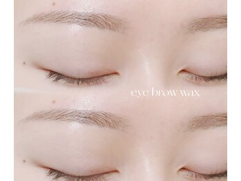 ミエル(miel.)の写真/骨格に合わせた美眉とまつげで理想の目元へ★ゆったり過ごせる完全個室サロン。眉毛ワックス＋間引き¥4000!