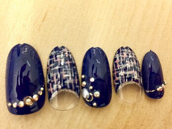 リュストゥール アンド フォンス(Lustr'e&fons)/ツイードネイル♪