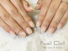 ネイルドール(Nail Doll)/ニュアンス凸凹ネイル