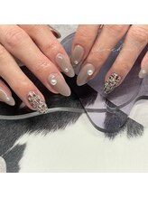 シュシュ(chouchou)/ツイードネイル