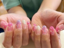 花火ネイル