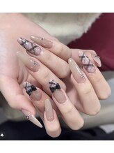 バイムーンサロン(By Moon Salon)/チェックネイル