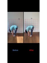 ヨモギ(YOMOGI)/before/after【ピラティス】