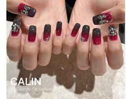 レッド×ブラックWグラデ