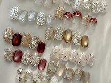 エム ネイルスタジオ(em)の雰囲気（デザインたくさんご用意してます☆大人可愛いニュアンスデザイン）