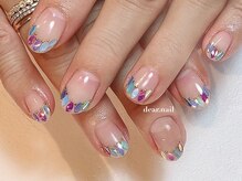 ディアネイル(dear.nail)/リーフホロフレンチ☆