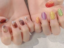 ラルネイル 大宮(Lull. nail)/＊モヤモヤ＊ドロップアート＊