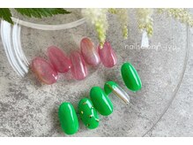 ネイルサロン アージュ(Nail Salon A jyu)/ビビッドグリーン