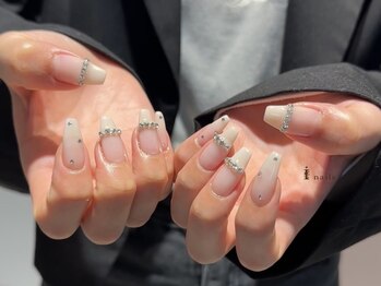 アイネイルズ 四条河原町店(I-nails)/キラキラグラデーションネイル