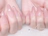 【ハンド/長さ出しM】華やかに魅せる長さ出し＋ワンカラー（3cm以内）