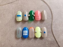 ラルテネイルサロン(L'arte)の雰囲気（ポップなカラフルネイル☆Cコース7,900円☆駅近☆色替えOK）