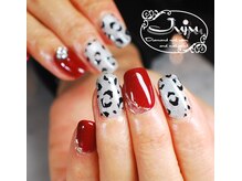 ジュジュ(Juju)/レオパード　赤ネイル