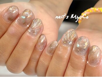 ネイルズミューコ(nail's MyuCo)/ブラウンシェルネイル