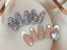 アン ジョーヌドラゴ/【自爪ネイル】春ネイル