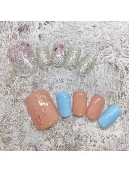 タネモト(Tanemoto)/4・5月フットネイル¥6600