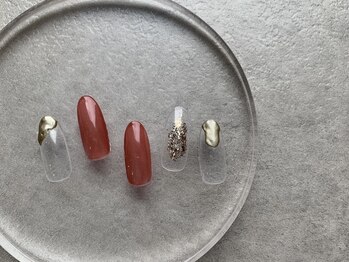 ちゅるんカラーシンプルnail