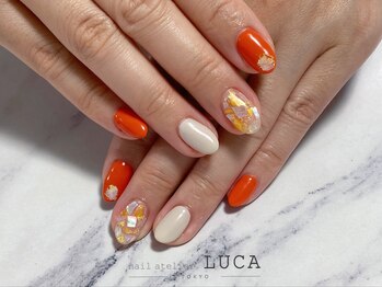 ネイルアトリエルカ(nail atelier LUCA)/M-754 大人可愛いシェルネイル