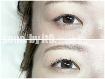 ソナ バイ イト(sona by itO.)/まつ毛補修デザインまつげパーマ