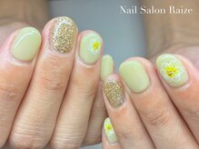 ライズ 本町店(Raize)/お花ネイル/イエローネイル