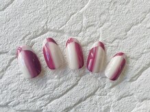 サローネ レジーナ(salone Regina)/オンブレフレンチ/冬ネイル