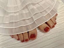 兎和ネイル(トワネイル)/フットワンカラー