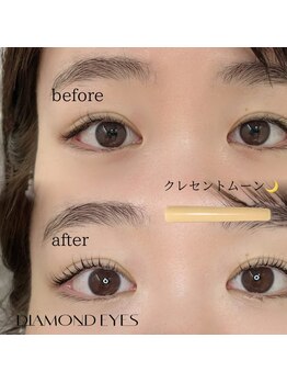 ダイヤモンドアイズ 調布店(DIAMOND EYES)/まつげパーマ ビフォーアフター