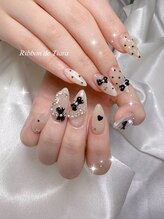 リボン ド ティアラ(Ribbon de Tiara)/＜3リボンネイル