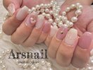 シンプルニュアンスネイル