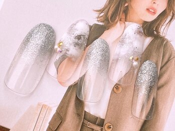 ネイルサロンフォーユー(for u)/キラキラニュアンス♪￥５９８０