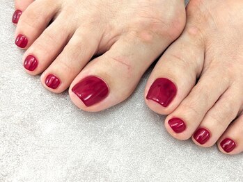 エムスラッシュ ネイル センター北店(M.SLASH)/秋色フットネイル