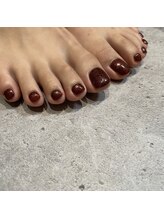 アイディー(i-dee)/ラメ入りボルドー