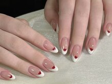 スペラ 大宮店(Spera)/フレンチハート持ち込みデザイン