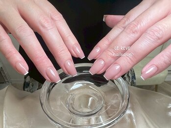 ルレーブ(LE REVE)/細フレンチネイル