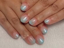 レイネイル(Ray nail)/きらめく アナ雪ネイル　