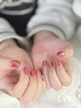 ラブユー(LvU)/斜めフレンチ風マグネット