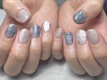 ルノアドットルーム(Lunoa.room)/チェックネイル