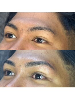 ボスブロウ 藤が丘駅前店(BOSS BROW)/ 【メンズ眉毛】　before　after