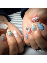 ネイルサロンアンドスクールエムズブロッサム(Nailsalon & school M's Blossom)/ジェルアートやり放題コース